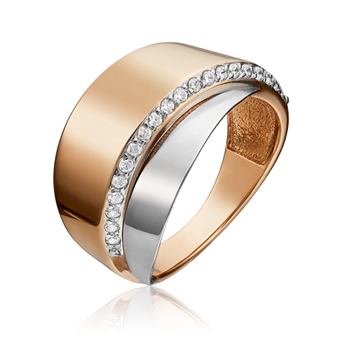 

Кольцо из золота р. 18,5 PLATINA jewelry 01-5398-00-401-1111-23, фианит, 01-5398-00-401-1111-23