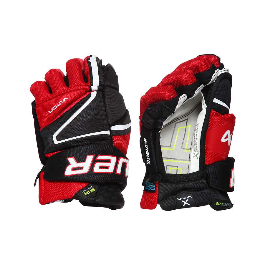 Перчатки хоккейные BAUER Vapor Hyperlite S22 SR 1059951 (15 / черный-красный)