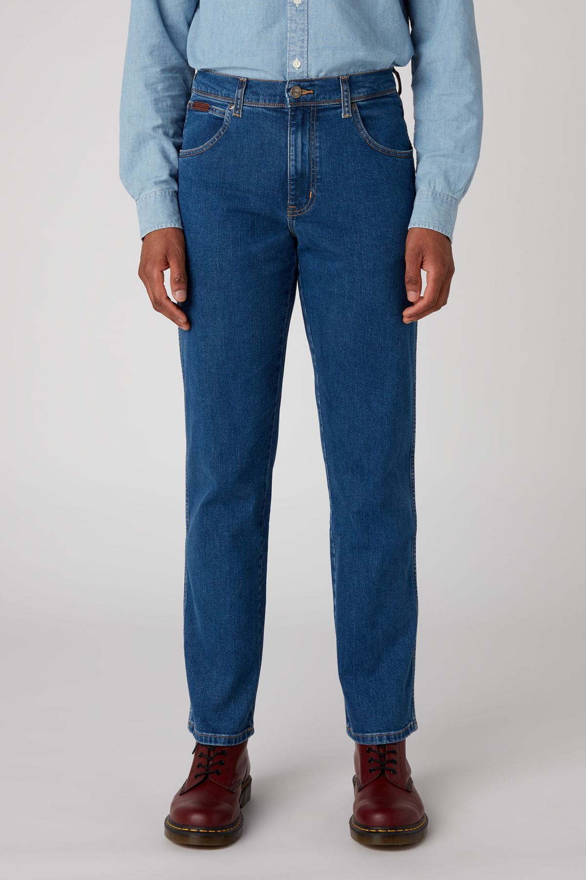 фото Джинсы мужские wrangler w121hr36b синие 38/34 us
