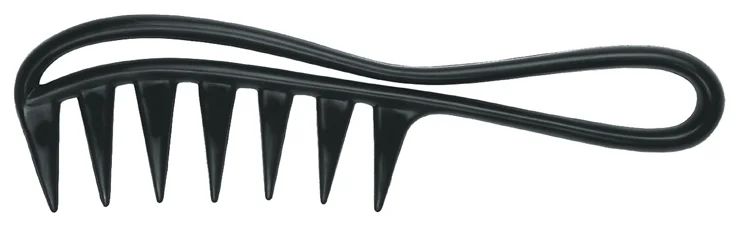 Гребень Dewal Эконом, моделирующий, с ручкой, черный kaizer гребень пластиковый с ручкой 1 вилка лазурный