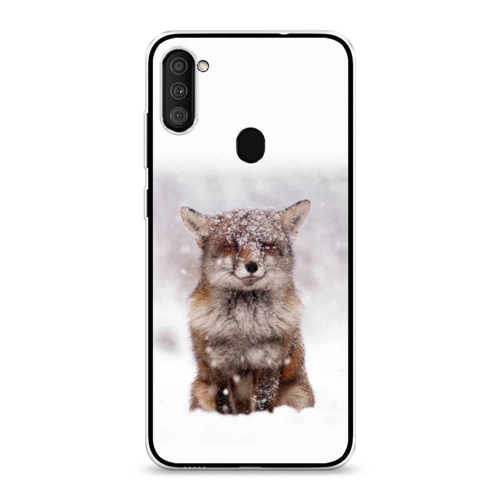 

Чехол для Samsung Galaxy A11/M11 "Зимняя лиса", Белый;серый;коричневый, 2100150-1