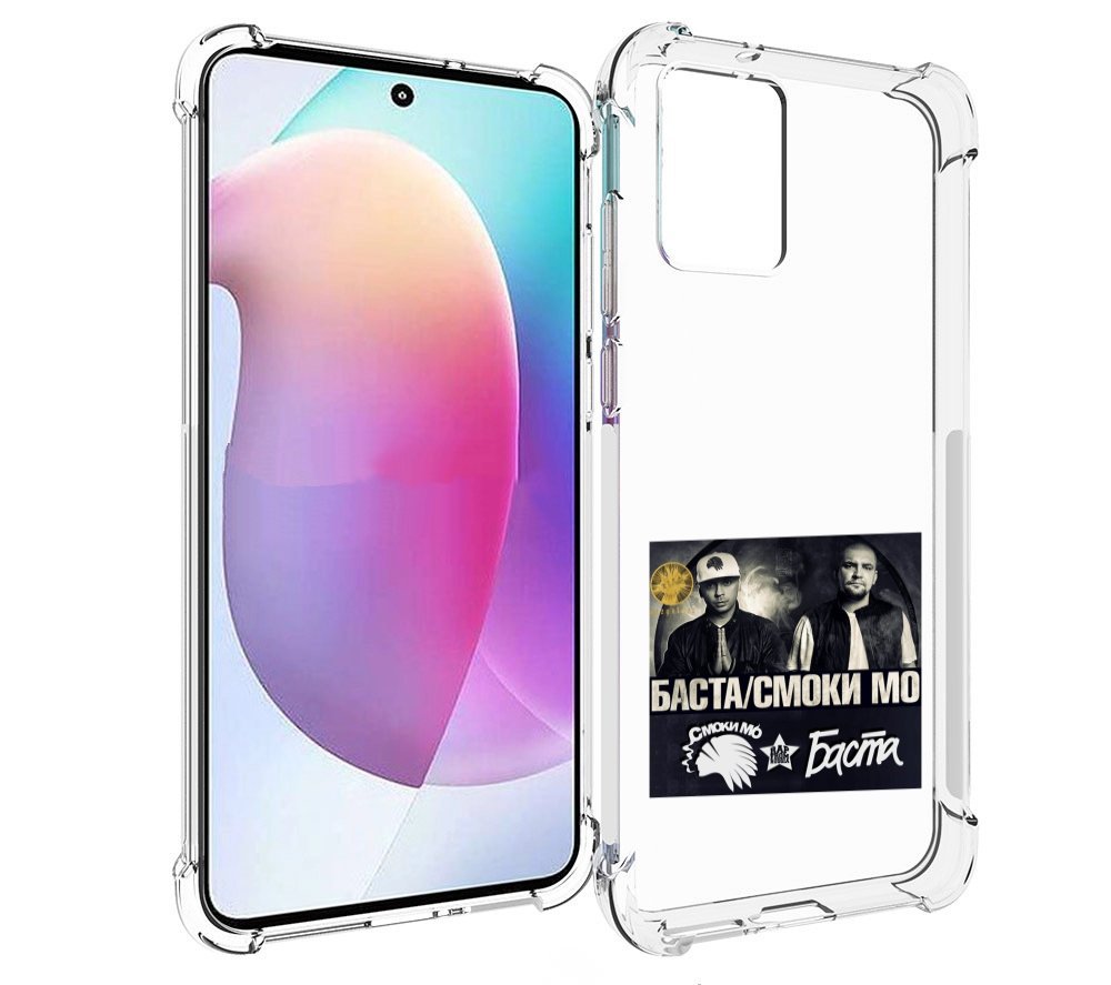 

Чехол MyPads Баста, Смоки Мо Баста для Motorola Edge 30 Neo, Прозрачный, Tocco