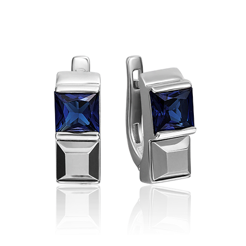 

Серьги из белого золота с сапфиром PLATINA jewelry 02-4246-00-102-1120-30, 02-4246-00-102-1120-30