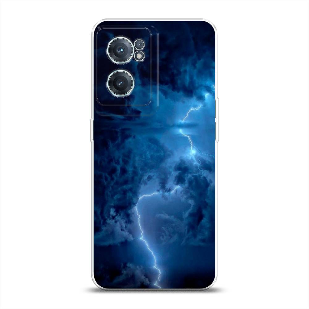 

Чехол Awog на OnePlus Nord CE 2 5G / ВанПлас Nord CE 2 5G "Молния", Синий, 152650-4