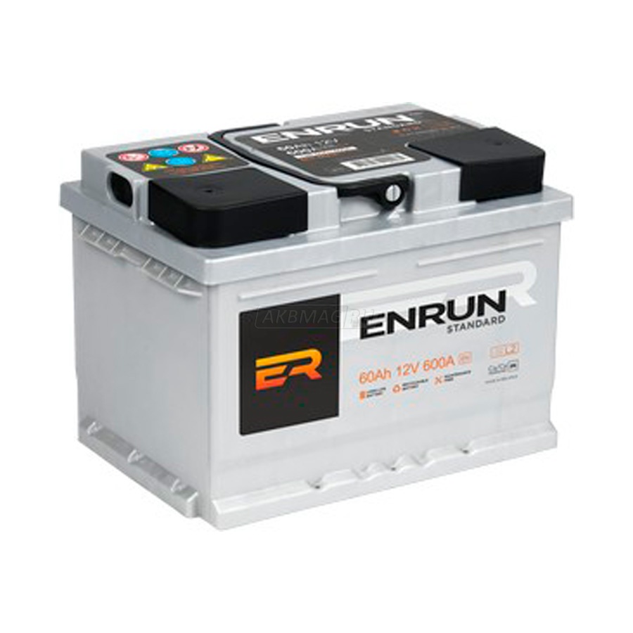 Акб 62 Ah R+ (-/+) 12v 600a En Низкий 242х175х175 ENRUN ES620