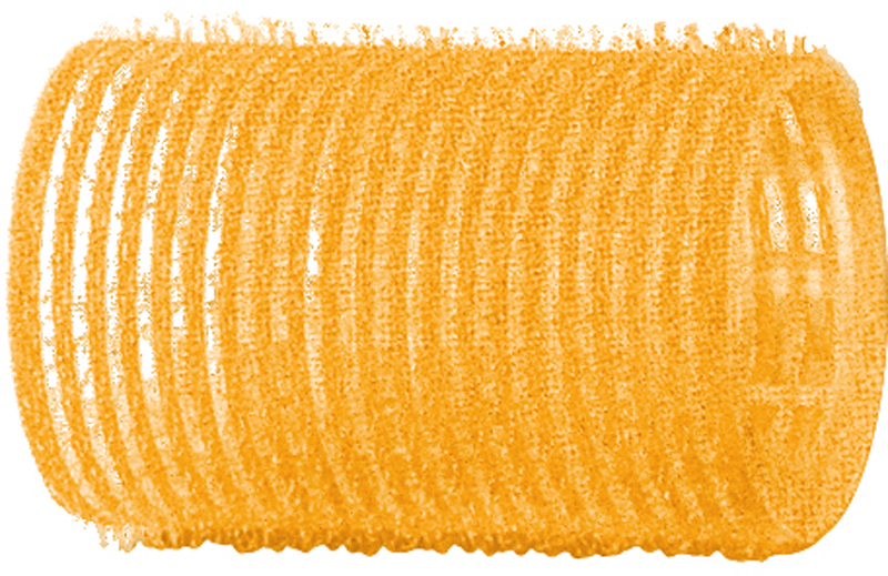 Бигуди-липучки DEWAL, желтые d 32 мм. (12 шт./уп.) (Цв: Yellow) бигуди пластиковые желтые 31 мм