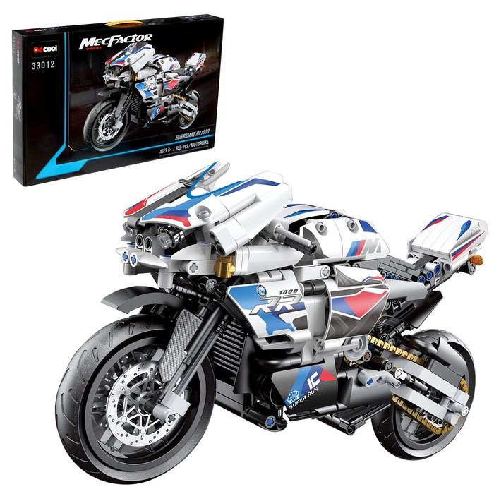 

Конструктор Decool Техно Ураган RR1000, 855 дет