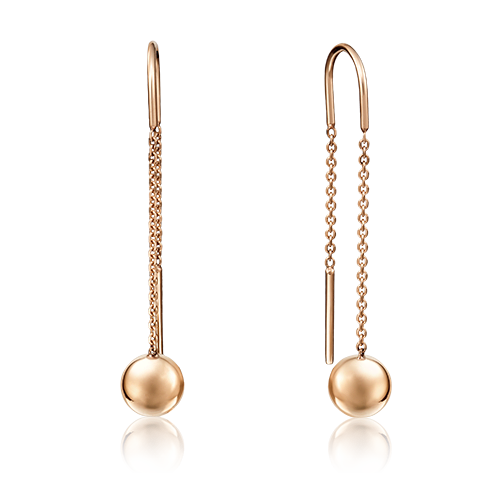 

Серьги из красного золота PLATINA jewelry 02-4151-00-000-1110-63, 02-4151-00-000-1110-63