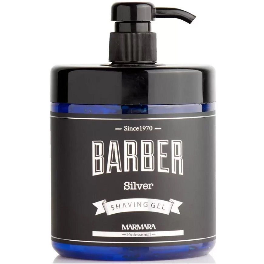 Гель Marmara Barber Shaving Gel Silver для бритья 1000 мл флакон с распылителем ingreen 1 л пластик wave ig650610048 белый жасмин