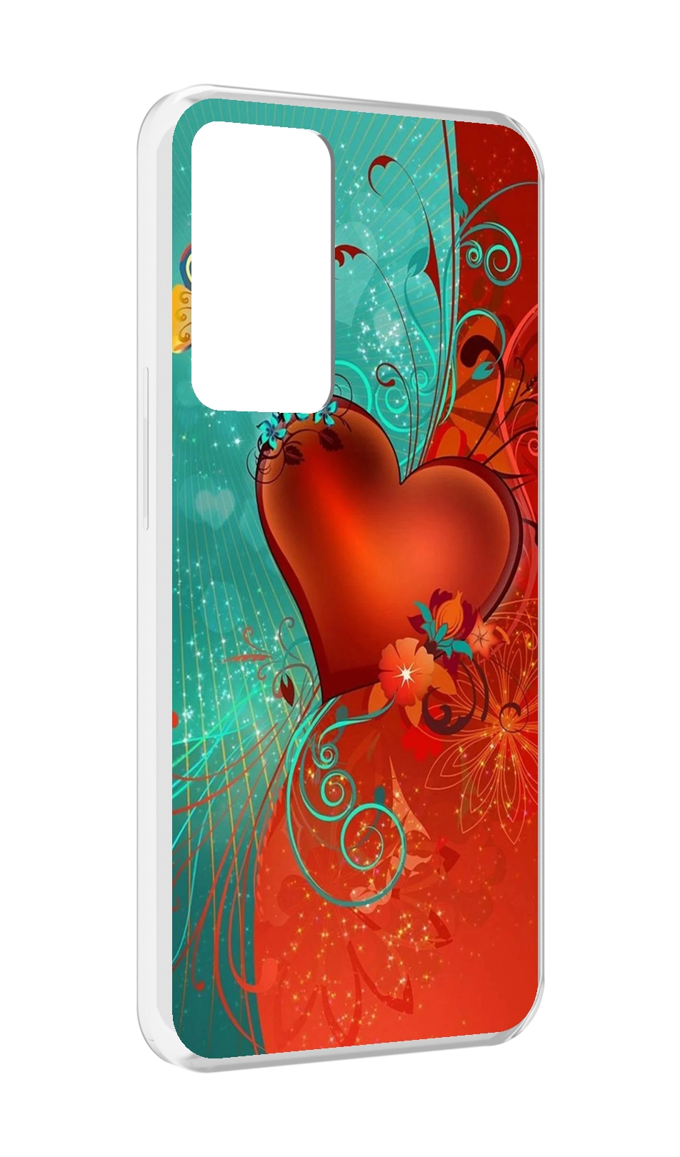 

Чехол MyPads красивые-яркие-сердечки для OPPO Reno 8 Lite, Прозрачный, Tocco