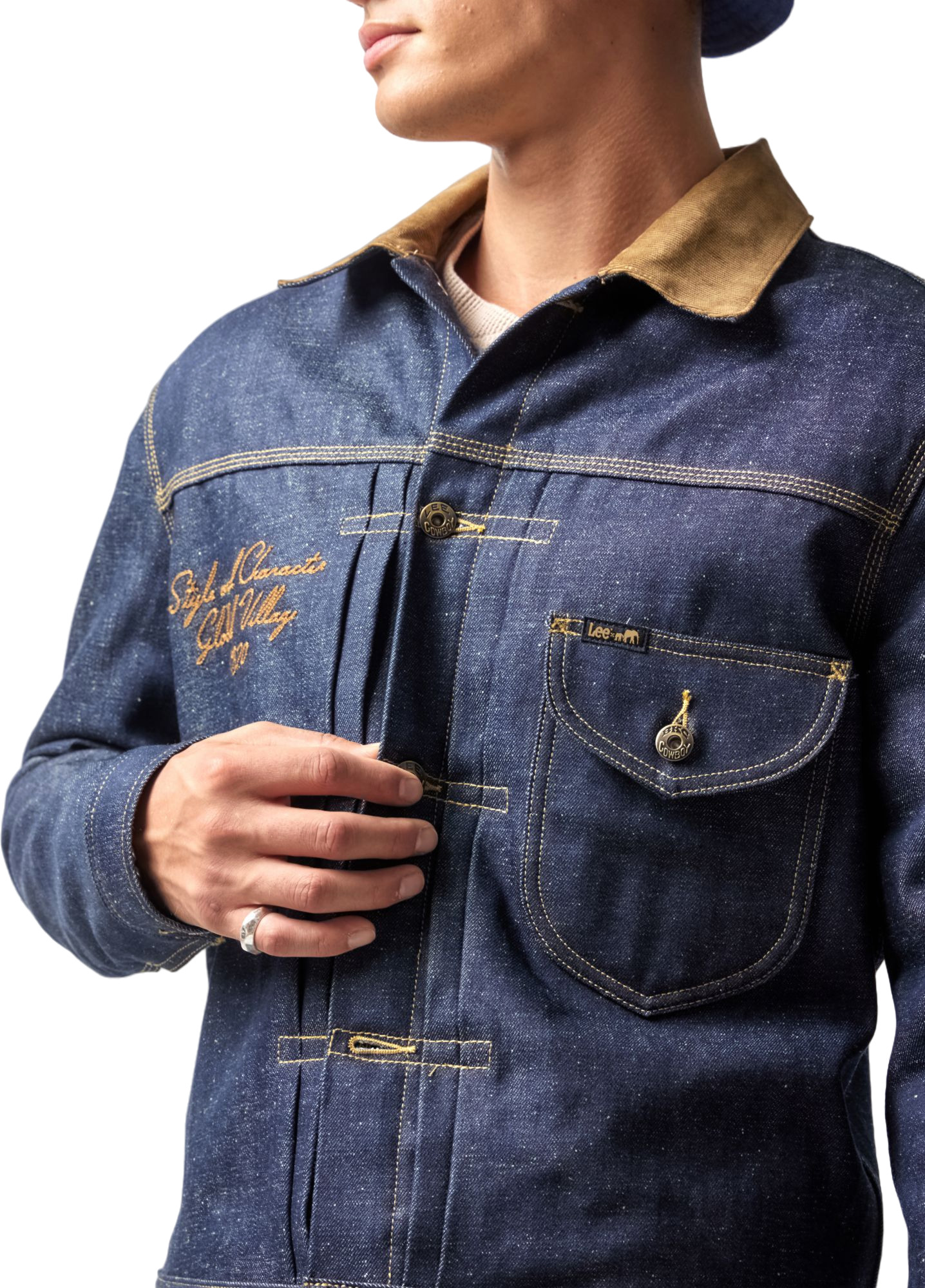 Джинсовая куртка мужская Lee LC02IFA17 синяя S
