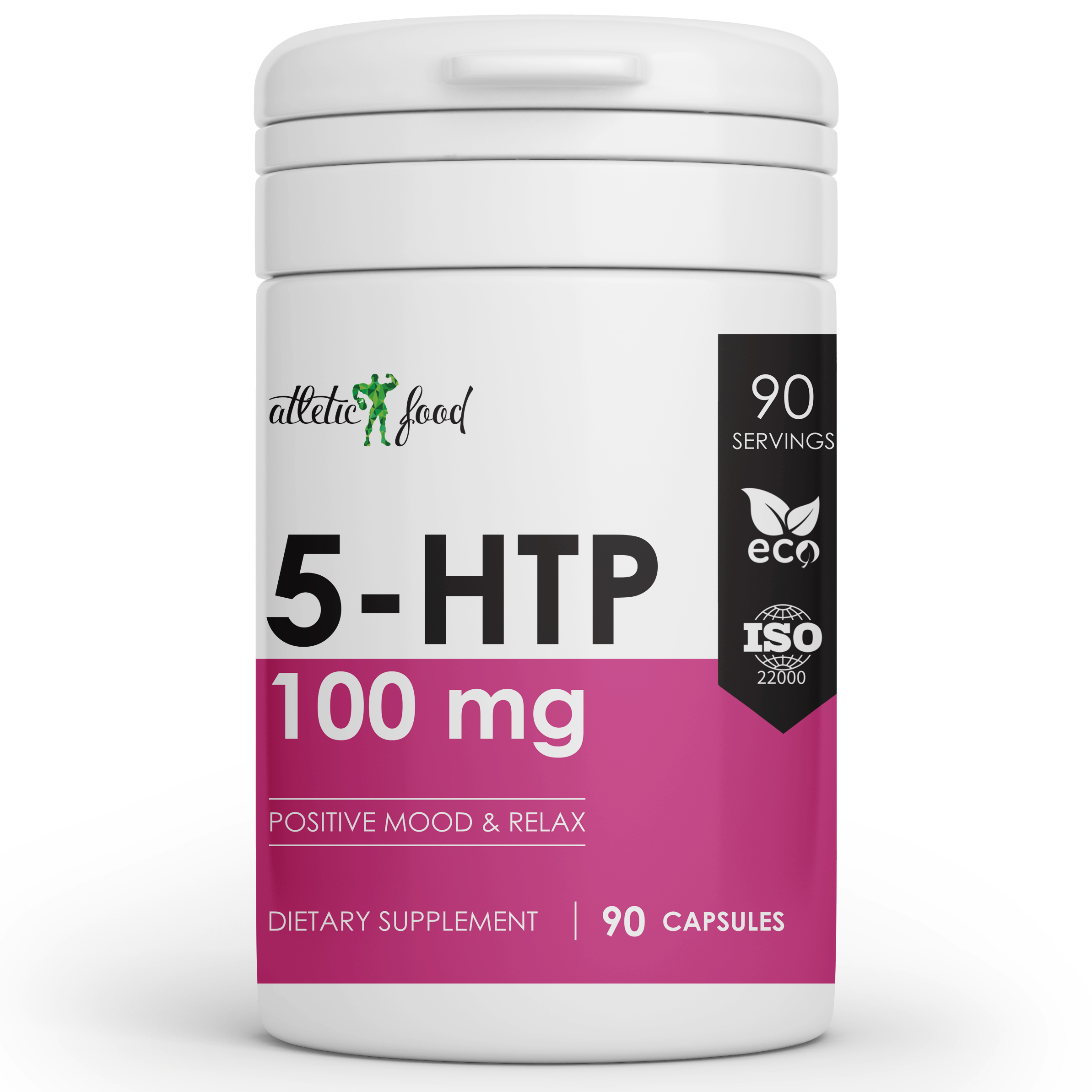 5-гидрокситриптофан Atletic Food 5-HTP 100 mg - 90 капсул