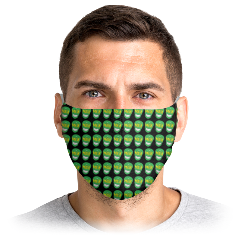 

Многоразовая маска Printio The mask зеленая S, The mask