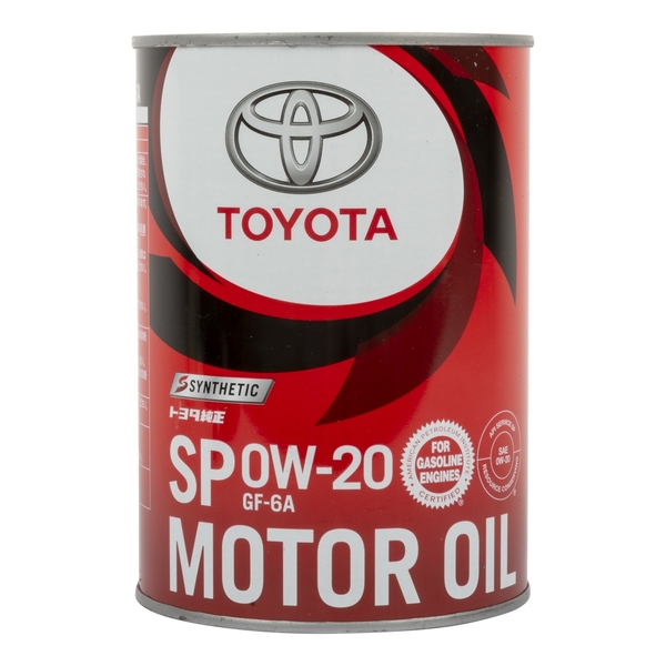 фото Моторное масло toyota motor oil sp/gf-6 0w20 1 л