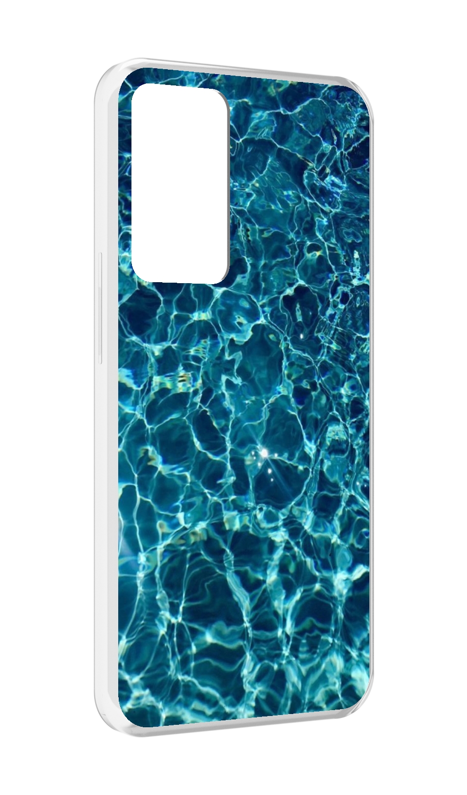 

Чехол MyPads красивая голубая вода для OPPO Reno 8 Lite, Прозрачный, Tocco