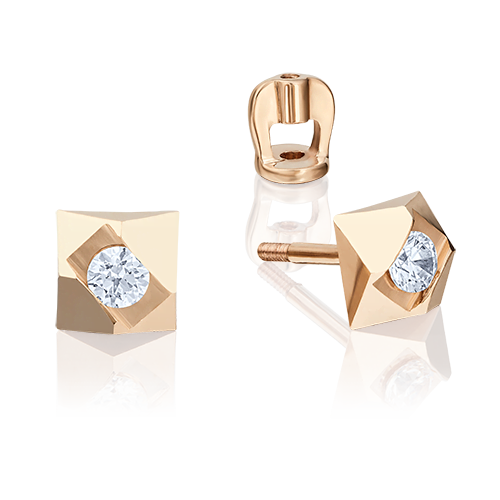 

Серьги из красного золота с фианитом PLATINA jewelry 02-4014-00-401-1110-03, 02-4014-00-401-1110-03