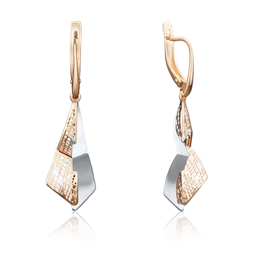

Серьги из белого золота/красного золота PLATINA jewelry 02-4000-00-000-1111-65, 02-4000-00-000-1111-65
