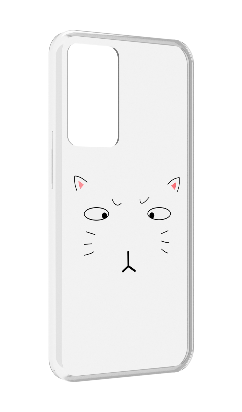

Чехол MyPads кот-части-лица для OPPO Reno 8 Lite, Прозрачный, Tocco