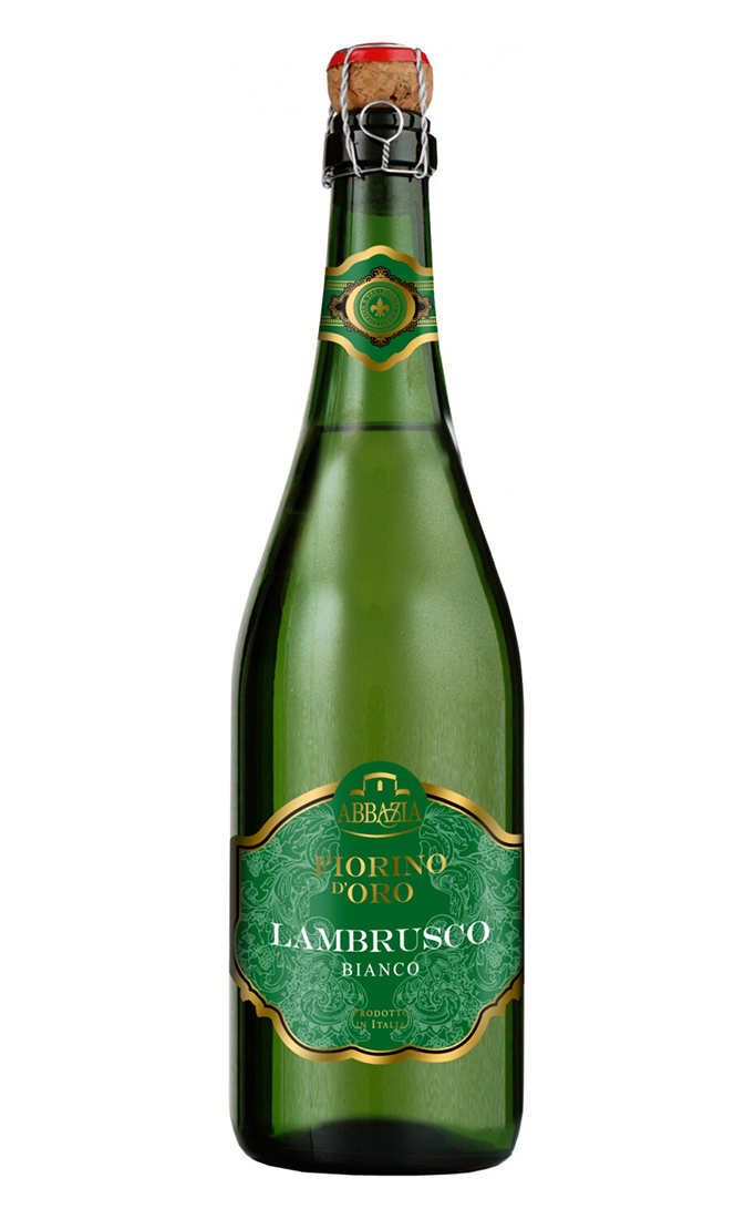 

Игристое вино полусладкое белое Abbazia Fiorino d'Oro Lambrusco Bianco, Италия, 0.75 л