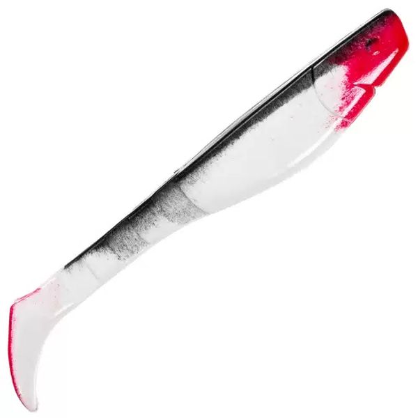 

Силиконовая приманка Relax Kopyto 8L #S002R-B 20см. 2шт., Белый;красный, Kopyto 8L