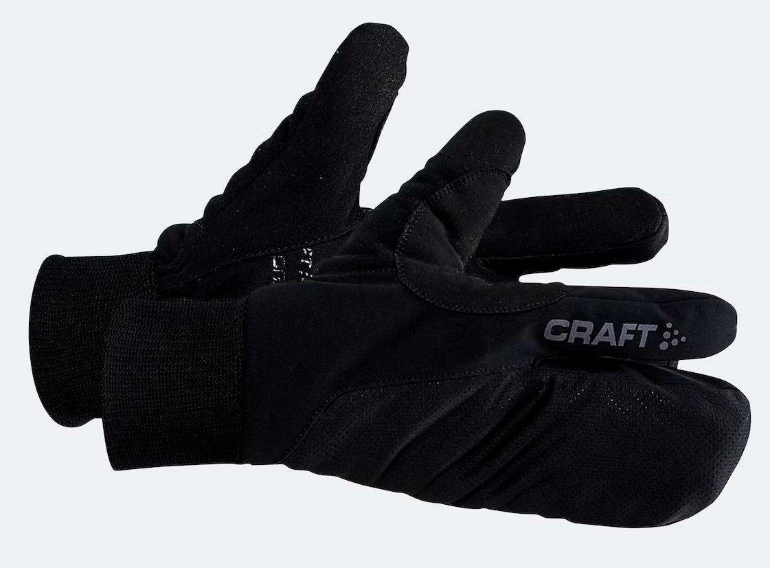 фото Варежки лыжные craft core insulate split finger 999000/black