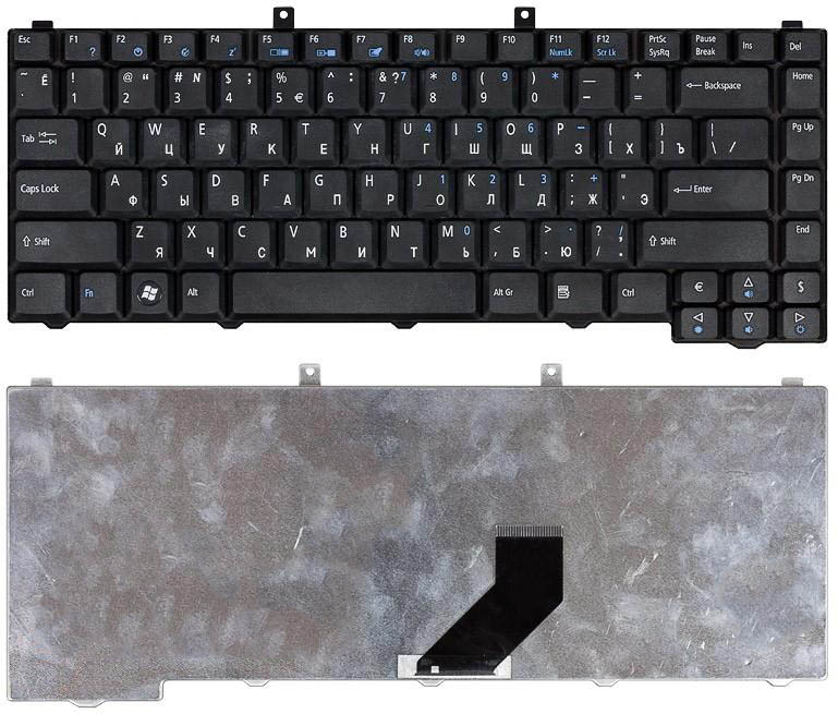 

Клавиатура для ноутбука Acer Aspire 3100 5100 3690 3650 5610 черная