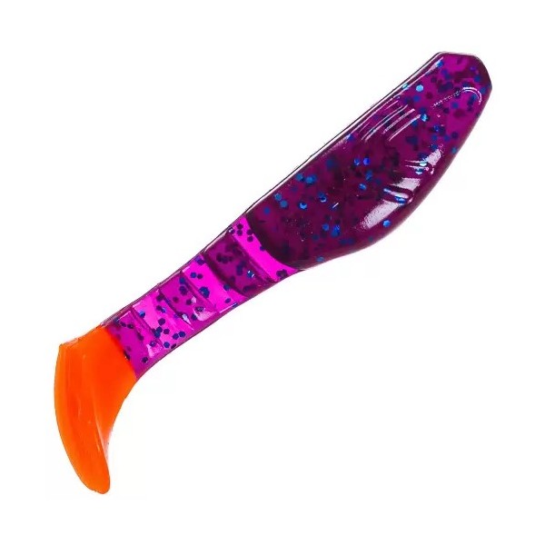 

Силиконовая приманка Relax Kopyto 3 #T107 7.5см. 10шт., Фиолетовый;красный, Kopyto