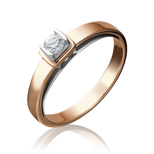 

Кольцо из золота р. 18 PLATINA jewelry 01-5171-00-501-1111-38, фианит, 01-5171-00-501-1111-38
