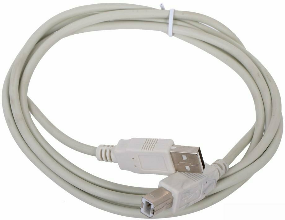

Кабель Aopen USB 2.0 AM/BM 1.8м, серый (ACU201-1.8MG)