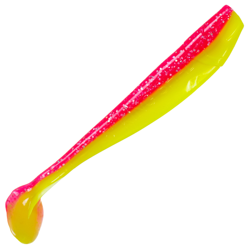 

Силиконовая приманка Relax King Shad 5 #L521 12,5см. 5шт., Розовый;желтый, King Shad 5