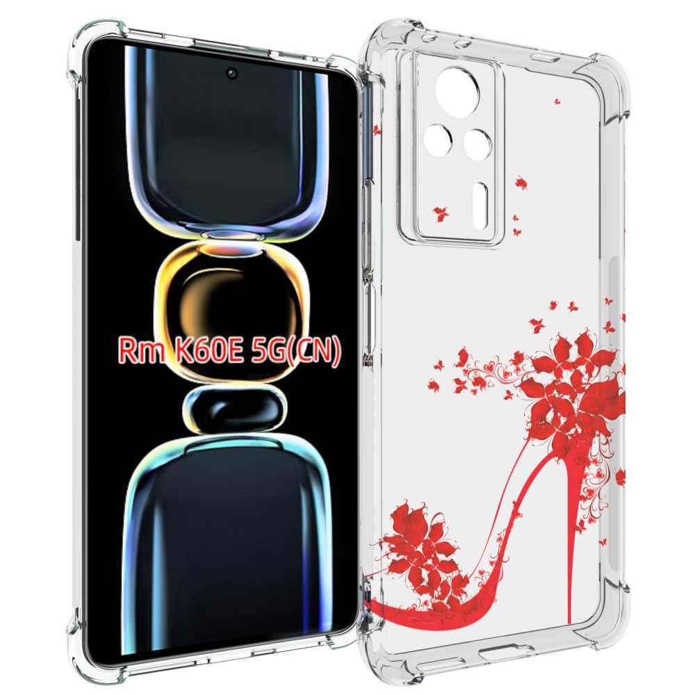 

Чехол MyPads каблук-в-цветах для Xiaomi Redmi K60E, Tocco