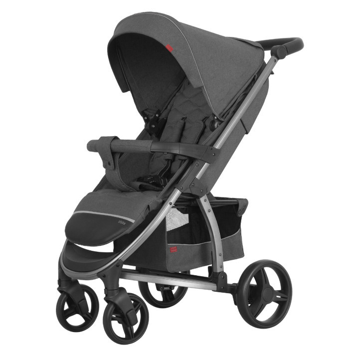 

Коляска прогулочная Carrello Vista CRL-8505 дизайн 2022 red logo Shark Grey