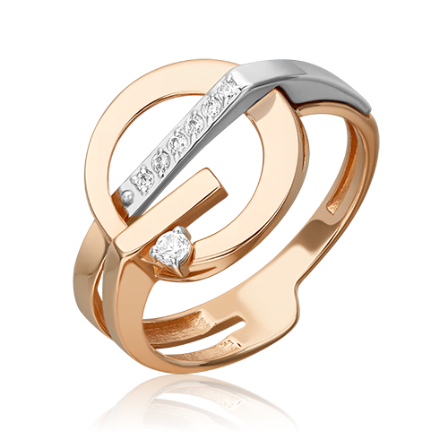 

Кольцо из золота р. 17,5 PLATINA jewelry 01-5680-00-401-1111, фианит, 01-5680-00-401-1111