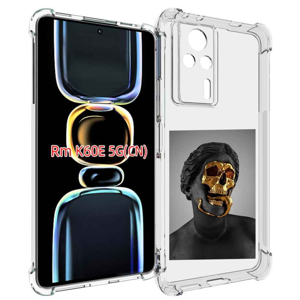 

Чехол MyPads золотой череп в статуе для Xiaomi Redmi K60E, Tocco