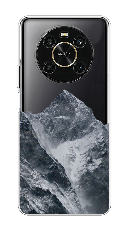 

Чехол на Honor X9 4G "Горы арт 4", Серый;бежевый, 6108150-2