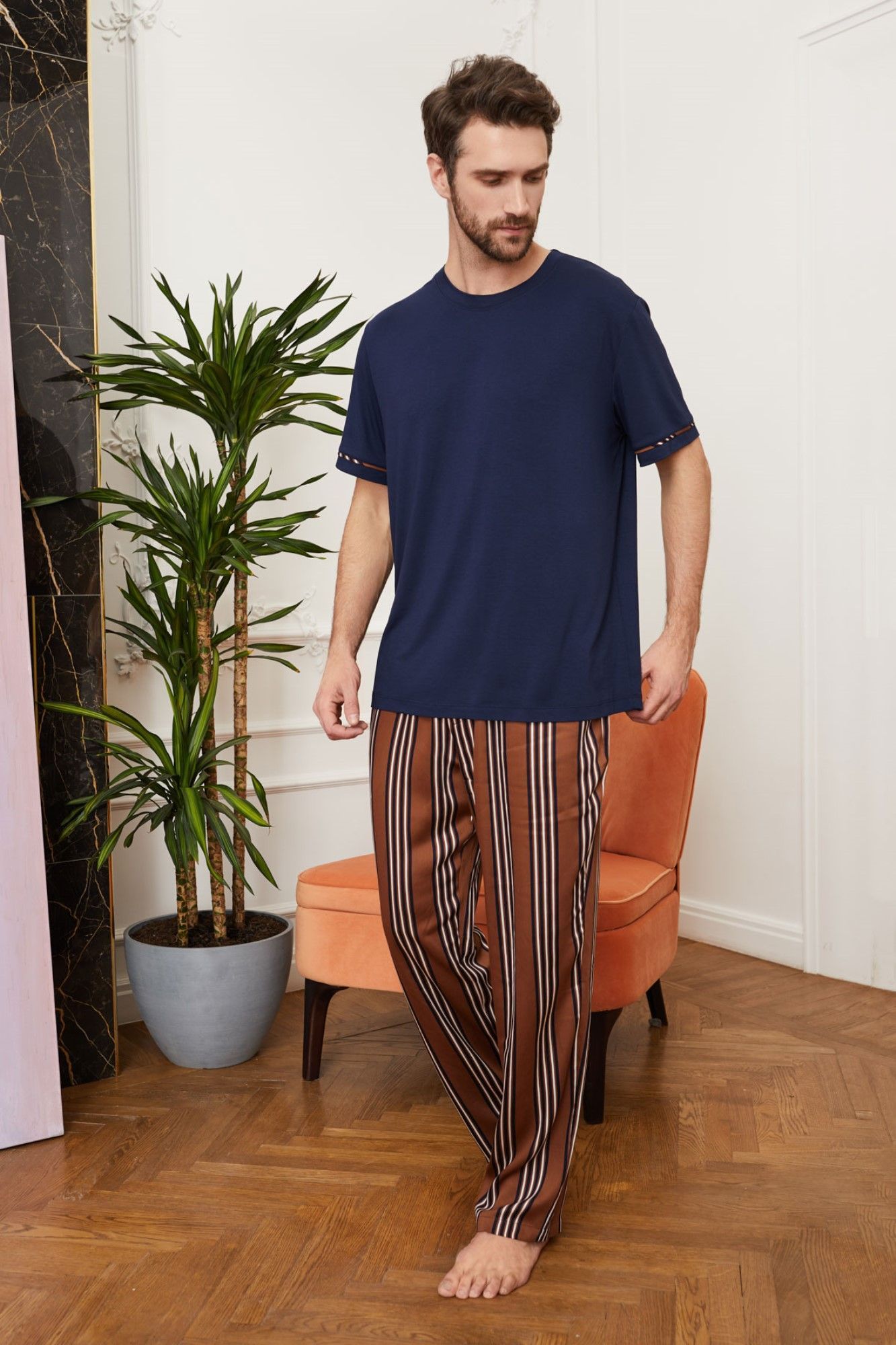 

Домашний комплект мужской Laete 51833/61661 синий 4XL, 51833/61661