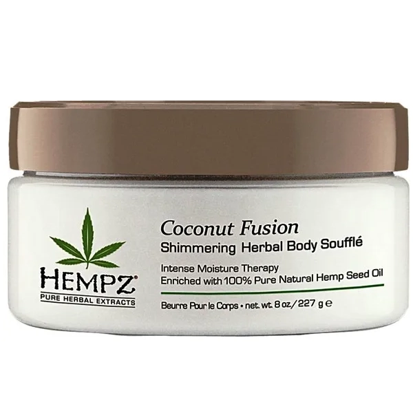 

Суфле для тела Hempz Herbal Body Souffle Coconut Fusion Мерцающий Эффект, с кокосом, 227 г