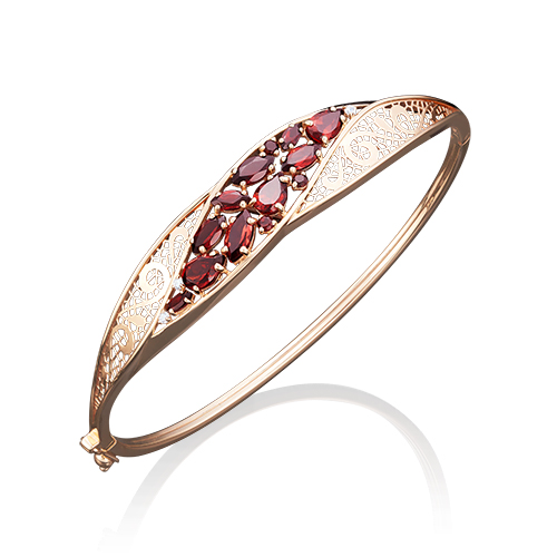 

Браслет из золота с фианитом/гранатом р. 17 PLATINA jewelry 05-0534-00-210-1110-46, 05-0534-00-210-1110-46