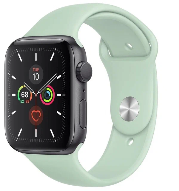 Спортивный ремешок Guardi Sport Band для Apple Watch 38/40 мм салатовый (Beryl)