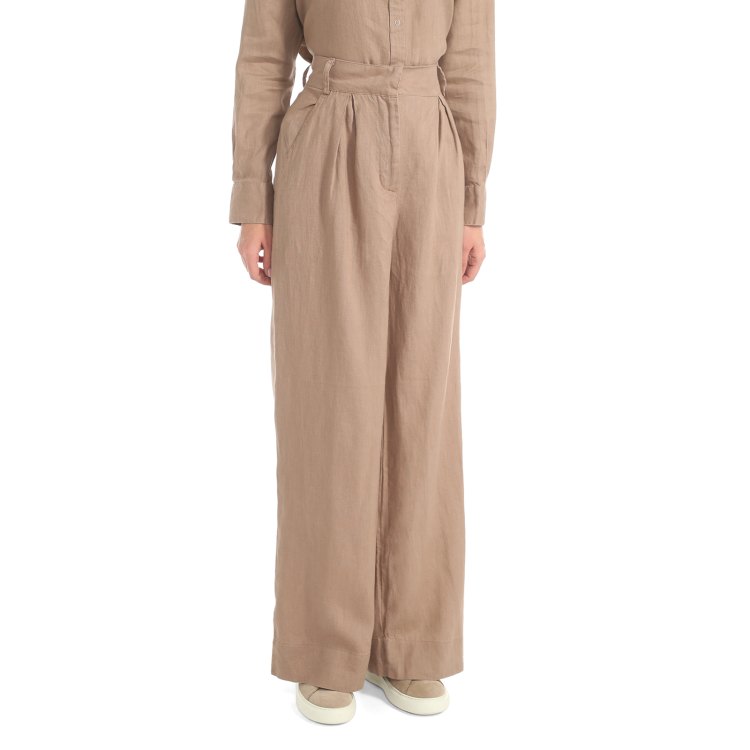 

Брюки женские Maison David ML2102 бежевые S, Бежевый, ML2102