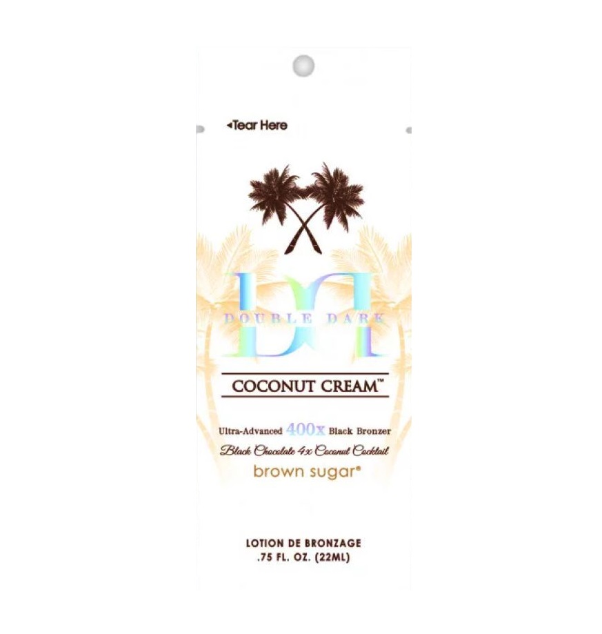 

Крем Brown Sugar Double Dark Coconut Cream для загара в солярии с бронзаторами 22 мл, 1206392