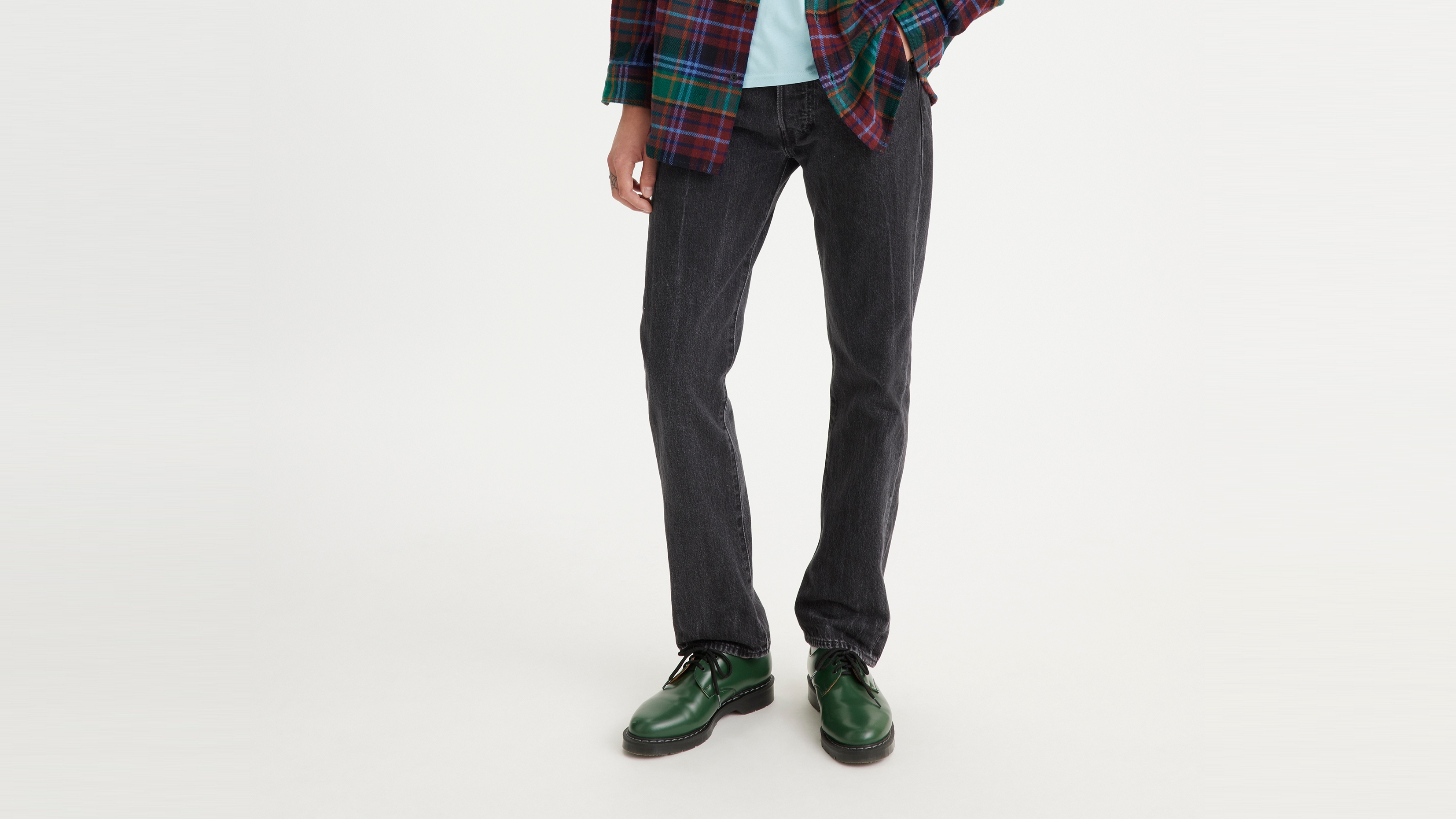 

Джинсы мужские Levi's 00501-3371 черные 34/30, Черный, 00501-3371