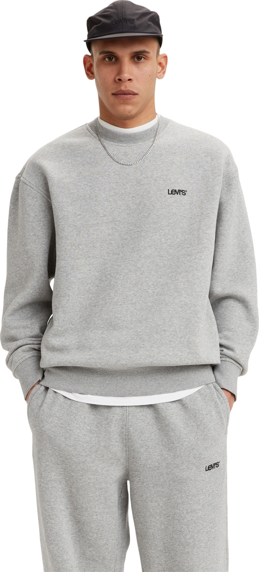 

Свитшот мужской Levi's A1572-0019 серый XL, A1572-0019