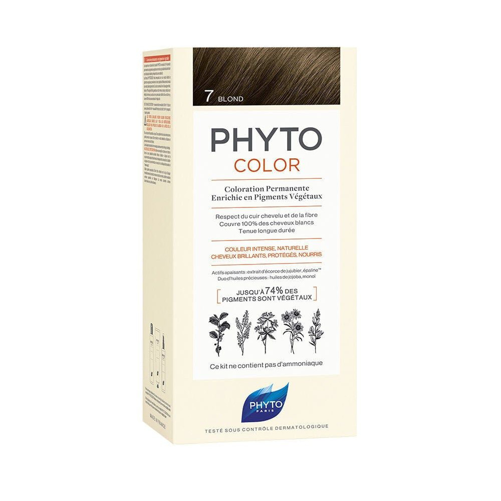 Краска для волос PHYTO PhytoColor Permanent Coloring, тон 7 Blond, 112 мл