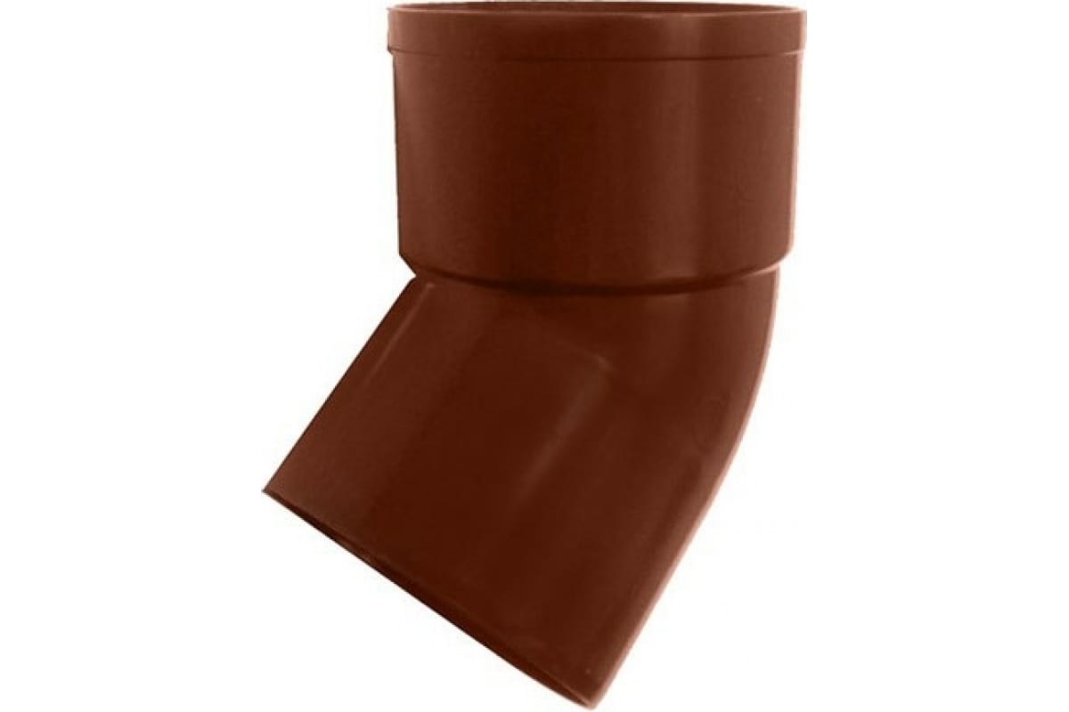 Отвод водосточной трубы 45/80  коричневый