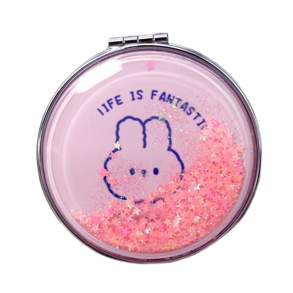 Зеркало Head rabbit розовый серьги пластик собачка из воздушного шара сине розовый