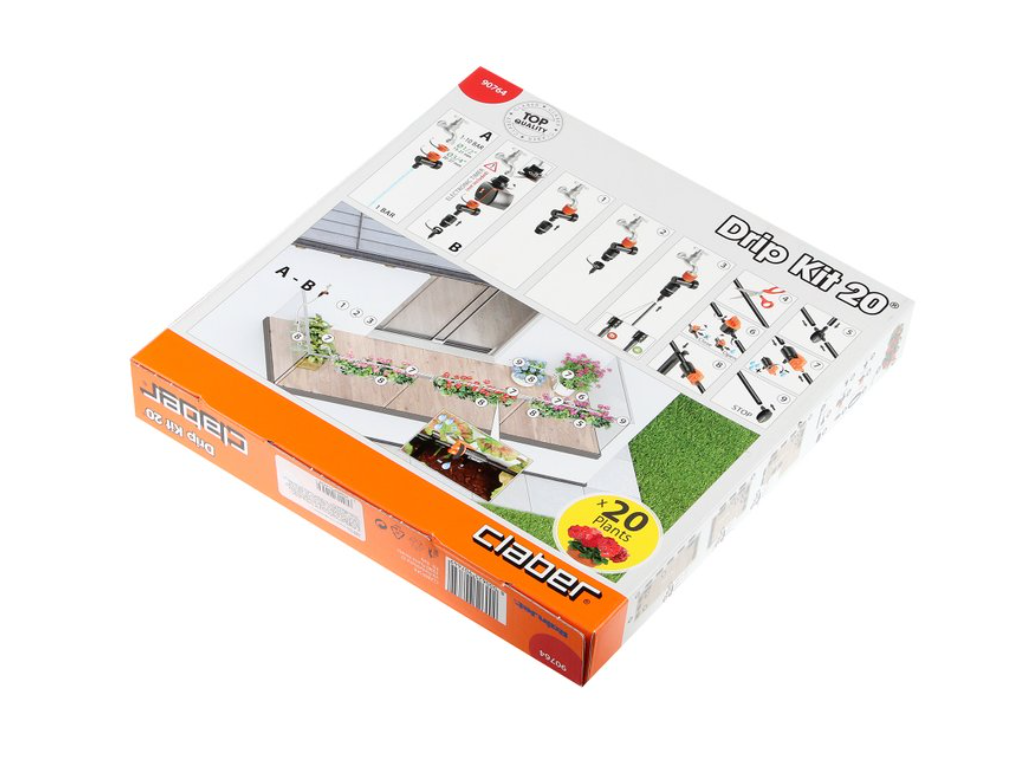 

Набор для капельного полива Claber Drip kit 20 90764
