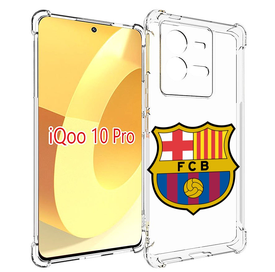 

Чехол MyPads ФК FCB Барселона для Vivo iQOO 10 Pro, Прозрачный, Tocco