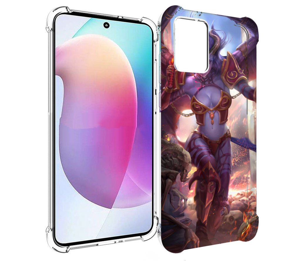 

Чехол MyPads queen of pain dota 2 для Motorola Edge 30 Neo, Прозрачный, Tocco