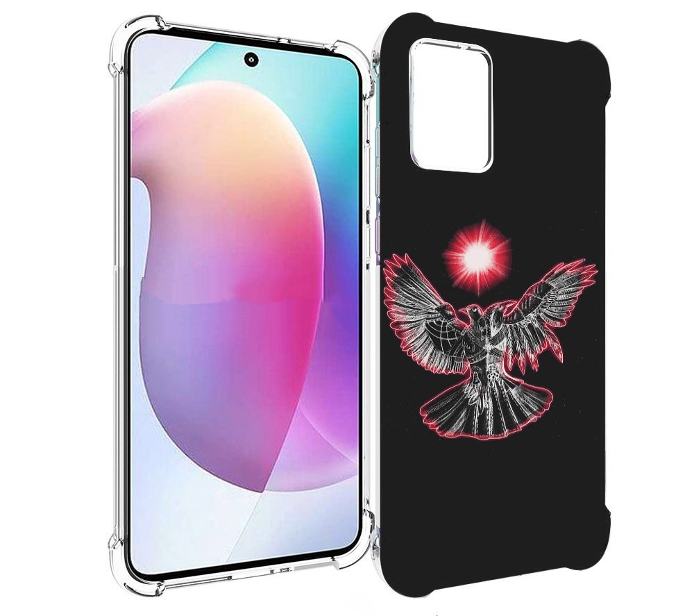 

Чехол MyPads pyrokinesis валькирия для Motorola Edge 30 Neo, Прозрачный, Tocco
